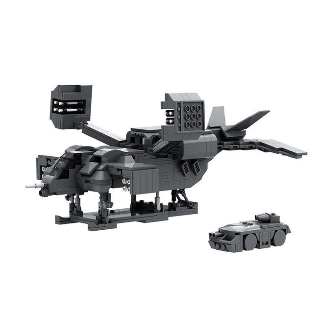 Alien Adventure APC Building Block Kit with Interactive Assembly Guide for Kids