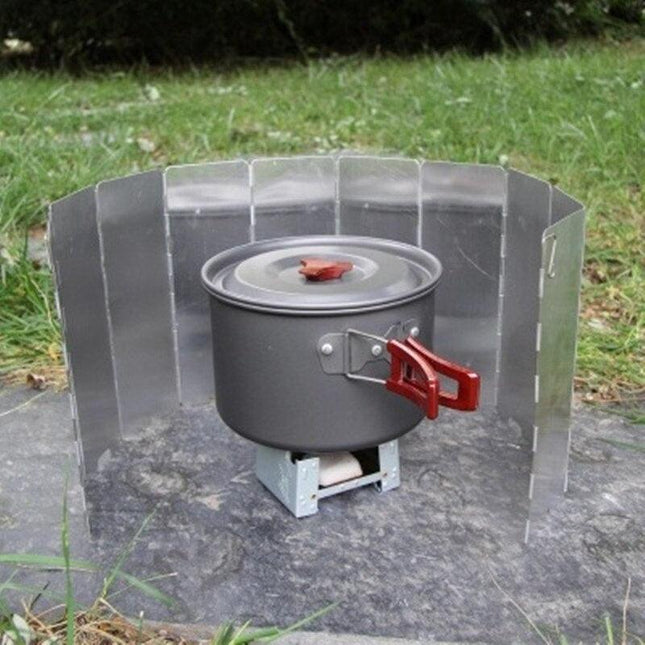 Aluminum Alloy Wind Shield for Enhanced Outdoor Cooking Performance