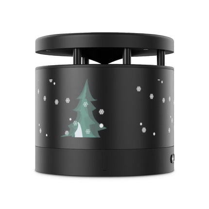 Aluminum Bluetooth Speaker with Integrated Wireless Charging Pad