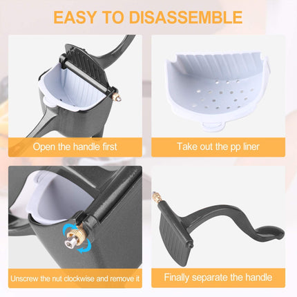 Aluminum Juice Master: Quick and Easy Fruit Extraction Made Simple - Très Elite