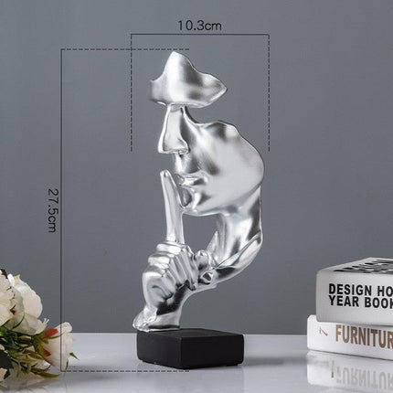 Artisan Elegance: Stunning Handcrafted Resin Sculpture for Sophisticated Spaces - Très Elite