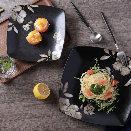 Artisan Hand-Painted Japanese Ceramic Dining Set for Sophisticated Entertaining - Très Elite