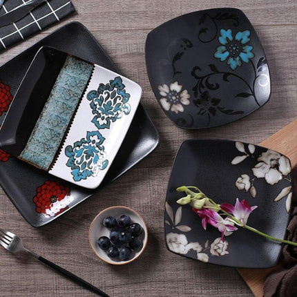 Artisan Hand-Painted Japanese Ceramic Dining Set for Sophisticated Entertaining - Très Elite