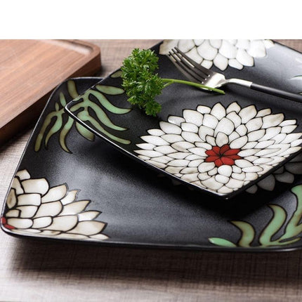 Artisan Hand-Painted Japanese Ceramic Dining Set for Sophisticated Entertaining - Très Elite