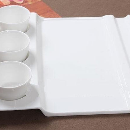 Artisan Square Ceramic Dining Collection - Elevate Your Dining Experience - Très Elite