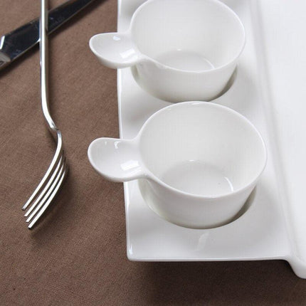 Artisan Square Ceramic Dining Collection - Elevate Your Dining Experience - Très Elite