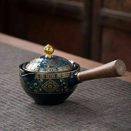Artisan Stone Mill Tea Set: Elevate Your Chinese Tea Experience - Très Elite