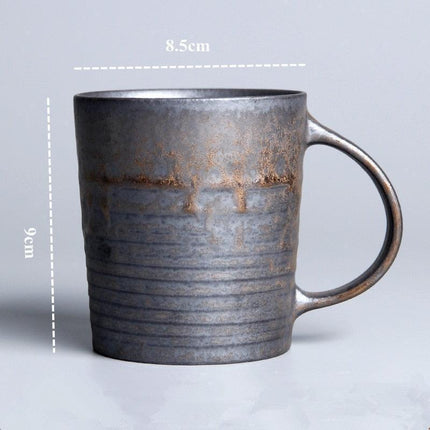Artisan Vintage Japanese Stoneware Mug Set for Coffee and Tea Lovers - Très Elite