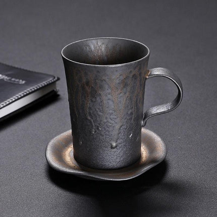 Artisan Vintage Japanese Stoneware Mug Set for Coffee and Tea Lovers - Très Elite