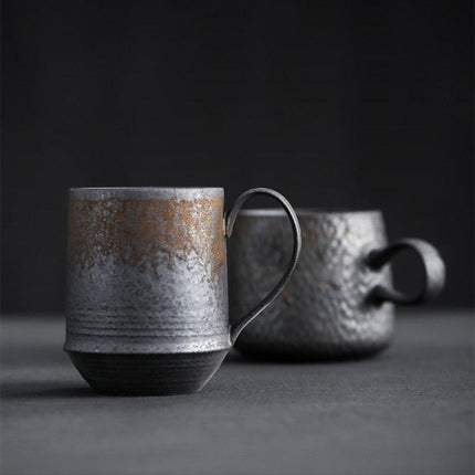 Artisan Vintage Japanese Stoneware Mug Set for Coffee and Tea Lovers - Très Elite
