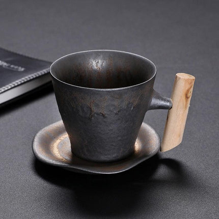 Artisan Vintage Japanese Stoneware Mug Set for Coffee and Tea Lovers - Très Elite