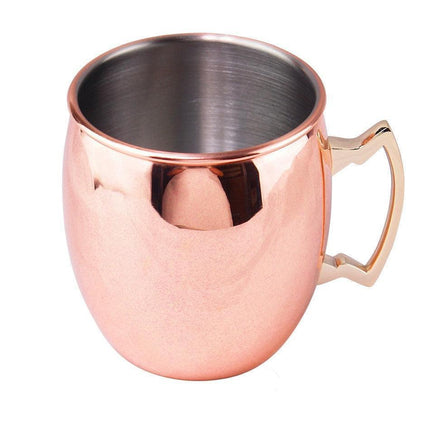 Artisanal Copper Moscow Mule Mugs - Ergonomically Designed for Ultimate Enjoyment