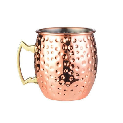 Artisanal Copper Moscow Mule Mugs - Ergonomically Designed for Ultimate Enjoyment