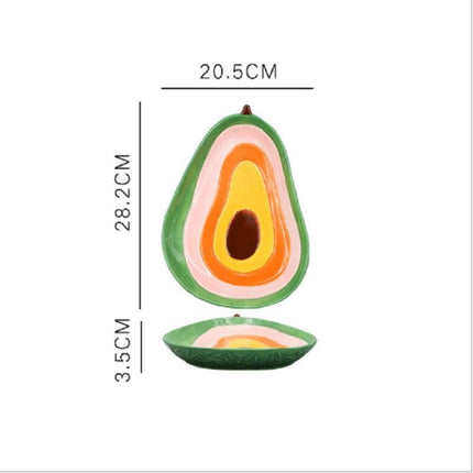 Artistic Ceramic Fruit Plate Collection for Elegant Dining - Très Elite