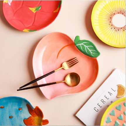 Artistic Ceramic Fruit Plate Collection for Elegant Dining - Très Elite
