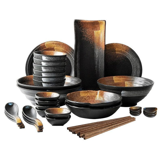 Artistic Japanese Sushi Dining Set: Elevate Your Culinary Experience