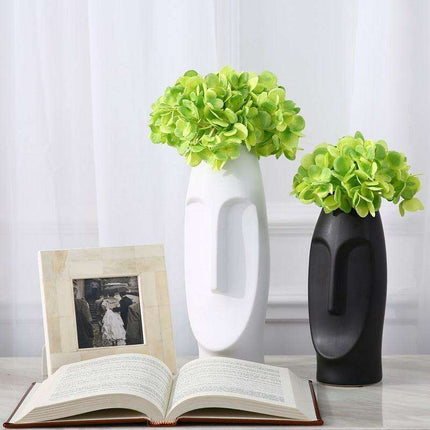 Artistic Male Face Sculptural Vases for Modern Decor