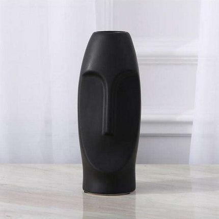 Artistic Male Face Sculptural Vases for Modern Decor