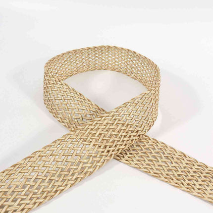 Asymmetrical Clasp Woven Waist Belt for Effortless Chic Style- Très Elite- Très Elite