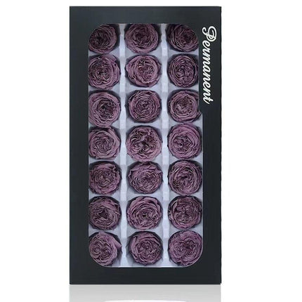 Austin Rose Miniature Bouquet - Luxurious Preserved Grade A Flowers for Timeless Décor and Gifting..