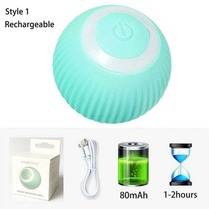 Automated Rolling Ball Cat Toy for Engaging Indoor Fun and Exercise - Très Elite