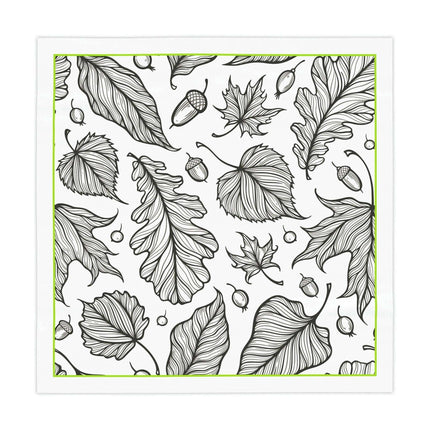 Autumn Elegance Square Tablecloth by Maison d'Elite: A Chic Upgrade for Your Dining Area - Très Elite