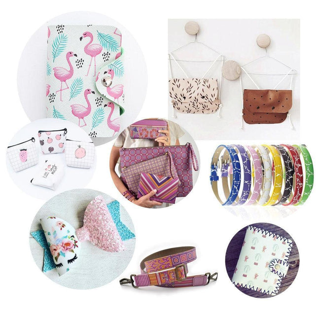 Autumn-Themed Eco-Conscious Faux Leather Crafting Kit for Creative Artisans