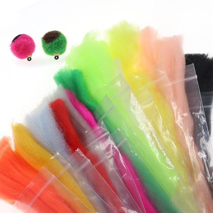 Baitfish Glow Bug Fiber Fly Tying Kit: 12 Vibrant Yarn Selections for Stunning Patterns