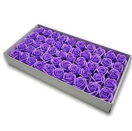 Blossoming Rose Soap Flower Collection - 50 Piece Set for Elegant Decor and Special Occasions - Très Elite