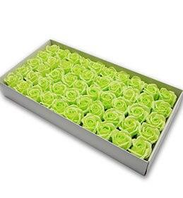 Blossoming Rose Soap Flower Collection - 50 Piece Set for Elegant Decor and Special Occasions - Très Elite