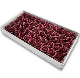 Blossoming Rose Soap Flower Collection - 50 Piece Set for Elegant Decor and Special Occasions - Très Elite