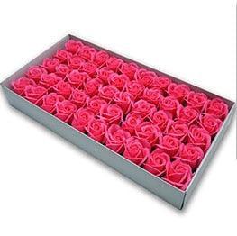 Blossoming Rose Soap Flower Collection - 50 Piece Set for Elegant Decor and Special Occasions - Très Elite