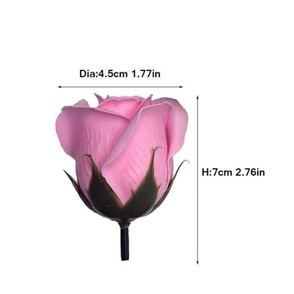 Blossoming Rose Soap Flower Collection - 50 Piece Set for Elegant Decor and Special Occasions - Très Elite