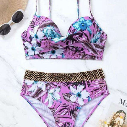 Bohemian Bliss Women's Floral Swimwear Set