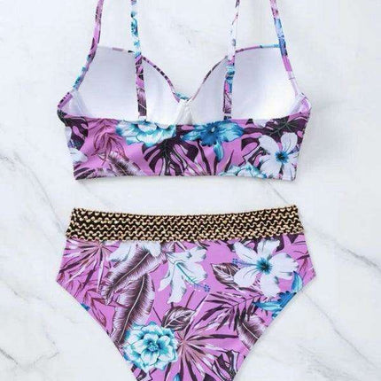 Bohemian Bliss Women's Floral Swimwear Set