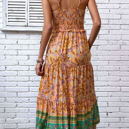 Bohemian Chic Floral Sundress - Essential Spring-Summer Fashion for Women - Très Elite