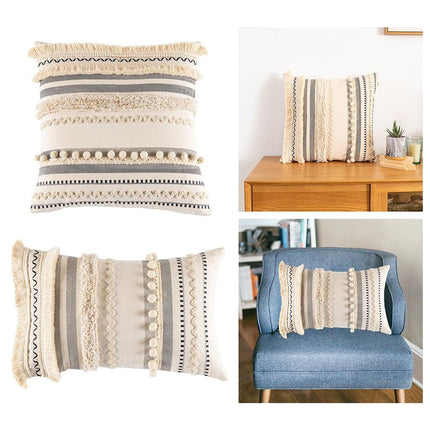 Bohemian Chic Tufted Pillow Cover Collection