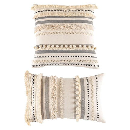 Bohemian Chic Tufted Pillow Cover Collection