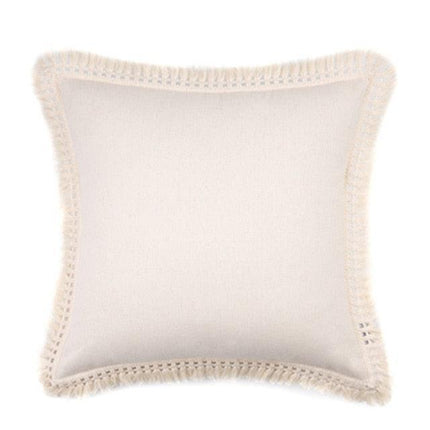Bohemian Moroccan Circle Cushion Cover with Charming Tassels - Très Elite