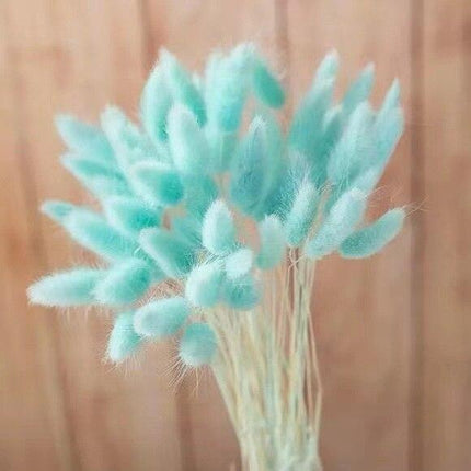 Boho Chic Dried Bunny Tail Floral Arrangement - Elegant Rustic Home Accent - Très Elite