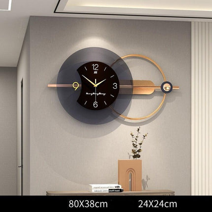 Botanica Contemporary Minimalist Wall Clock - Chic Timekeeping Solution for Modern Interiors