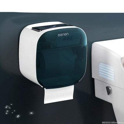 Botanica Luxe Waterproof Toilet Paper Holder with Stylish Storage Shelf..