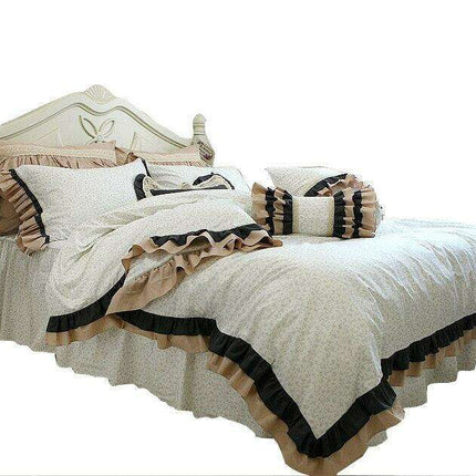 Botanical Elegance Korean Cotton Luxury Bedding Set