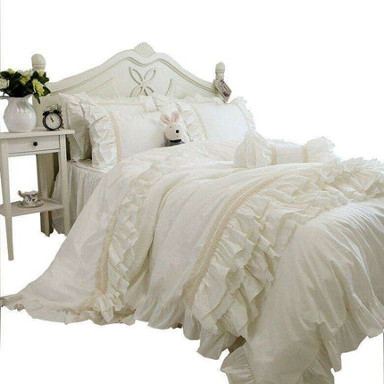 Botanical Elegance Korean Cotton Luxury Bedding Set