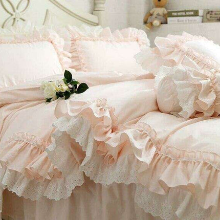 Botanical Elegance Korean Cotton Luxury Bedding Set