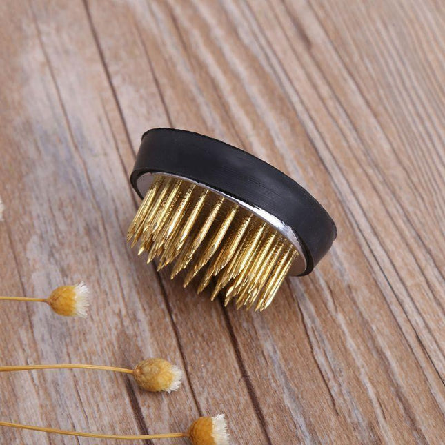 Brass Ikebana Kenzan Flower Frog for Beautiful Floral Arrangements