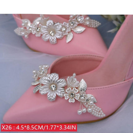 Bridal Rhinestone Footwear Clips - Luxurious Wedding Accessories for Elegant Shoes - Très Elite
