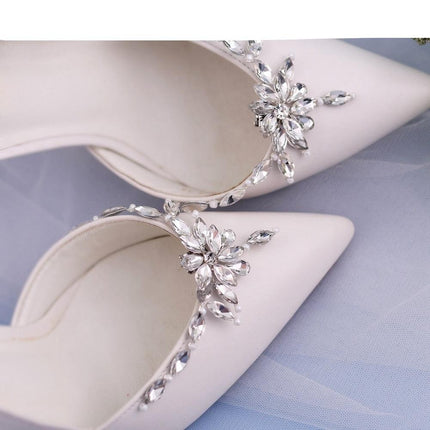 Bridal Rhinestone Footwear Clips - Luxurious Wedding Accessories for Elegant Shoes - Très Elite