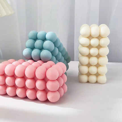 Bubble Ball and Cube Candle Mold Set - Innovative Crafting Essentials for Candle Makers - Très Elite
