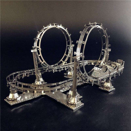Build Your Own Exciting Roller Coaster Model Kit - Perfect for Thrill Seekers!
